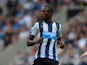 Chancel Mbemba of Newcastle United in action during the Barclays Premier League match between Newcastle United and Southampton at St James Park on August 9, 2015