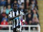 Cheick Tiote of Newcastle United in action during the Capital One Cup Second Round between Newcastle United and Northampton Town at St James' Park on August 25, 2015