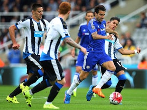 Perez fires Newcastle into half-time lead