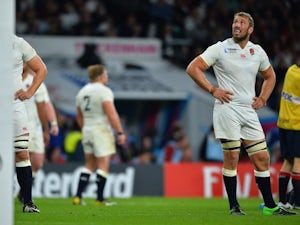England captain Chris Robshaw looks on during the Rugby World Cup game with Wales on September 26, 2015