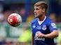 Everton's English striker Conor McAleny controls the ball during the Duncan Ferguson Testimonal pre-season friendly football match between Everton and Villarreal at Goodison Park in Liverpool, north west England on August 2, 2015.
