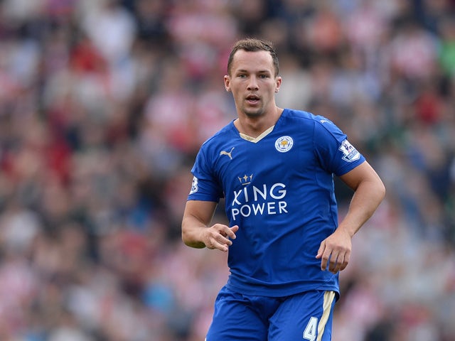 Danny Drinkwater of Leicester City during the Barclays Premier League match between Stoke City and Leicester City on September 19, 2015