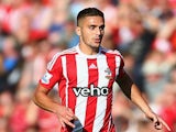 Dusan Tadic of Southampton in action during the Barclays Premier League match between Southampton and Swansea City at St Mary's Stadium on September 26, 2015 in Southampton, United Kingdom. 