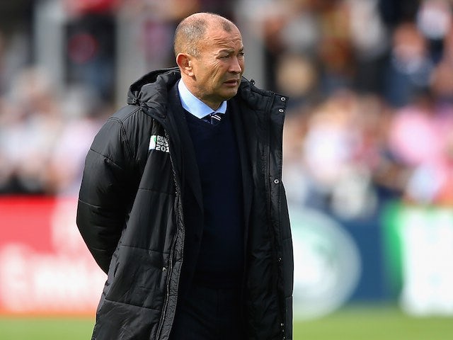 Japan head coach Eddie Jones ahead of the Rugby World Cup game with Scotland on September 23, 2015