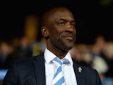 Huddersfield Town manager Chris Powell during the Sky Bet Championship match between Huddersfield Town and Nottingham Forest at John Smiths Stadium on September 24, 2015