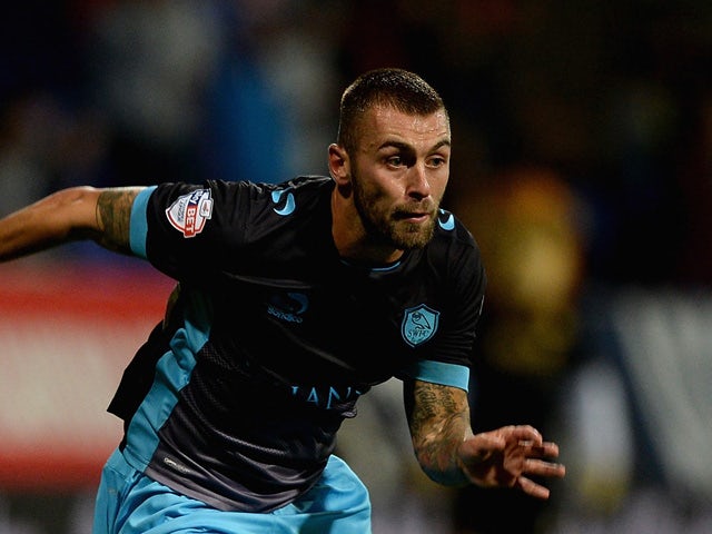 Jack Hunt of Sheffield Wednesday during the Sky Bet Championship match between Bolton Wanderers and Sheffield Wednesday at Reebok Stadium on September 15, 2015