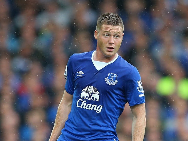 James McCarthy of Everton during the Barclays Premier League match between Everton and Manchester City at Goodison Park on August 23, 2015