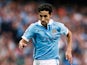 Jesus Navas of Manchester City runs with the ball during the Barclays Premier League match between Manchester City and West Ham United at Etihad Stadium on September 19, 2015