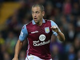 Joe Cole of Aston Villa in action during the Capital One Cup second round match between Aston Villa and Notts County at Villa Park on August 25, 2015