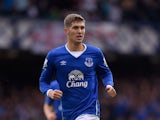 John Stones of Everton in action during the Barclays Premier League match between Everton and Chelsea at Goodison Park on September 12, 2015