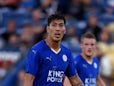 Leonardo Ulloa of Leicester City in action during the pre season friendly match between Mansfield Town and Leicester City at the One Call Stadium on July 25, 2015
