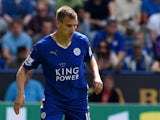 Marc Albrighton in action during the Barclays Premier League match between Leicester City and Sunderland at The King Power Stadium on August 8, 2015