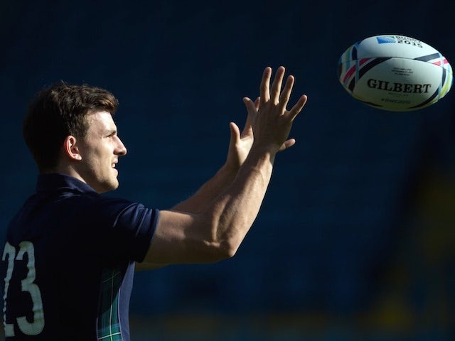 Scotland centre Matt Scott during a training session on September 25, 2015