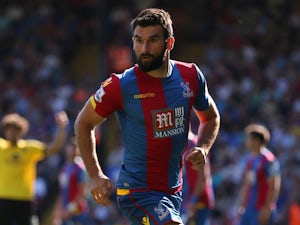 Mile Jedinak of Crystal Palace in action during the Barclays Premier League match between Crystal Palace and Aston Villa at Selhurst Park on August 22, 2015