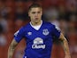 Muhamed Besic of Everton in action during the Capital One Cup Second Round match between Barnsley and Everton at Oakwell Stadium on August 26, 2015