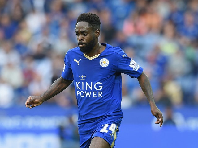 Nathan Dyer of Leicester in action during the Barclays Premier League match between Leicester City and Aston Villa on September 13, 2015