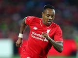 Nathaniel Clyne of Liverpool controls the ball during the international friendly match between Adelaide United and Liverpool FC at Adelaide Oval on July 20, 2015