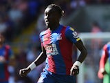 Pape Souare of Crystal Palace in action during the Barclays Premier League match between Crystal Palace and Aston Villa at Selhurst Park on August 22, 2015