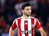 Shane Long of Southampton in action during the UEFA Europa League Play Off Round 1st Leg between Southampton and Midtjylland at St Mary's Stadium on August 20, 2015 in Southampton, England.