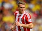 Steven Davis of Southampton in action during the Barclays Premier League match between Watford and Southampton at Vicarage Road on August 23, 2015 in Watford, United Kingdom.