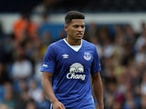 Tyias Browning of Everton in action during the Pre Season Friendly match between Leeds United and Everton at Elland Road on August 1, 2015 in Leeds, England.