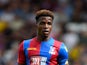 Wilfried Zaha of Crystal Palace in action during the Barclays Premier League match between Crystal Palace and Hull City at Selhurst Park on April 25, 2015