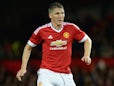 Bastian Schweinsteiger of Manchester United during the Capital One Cup Third Round match between Manchester United and Ipswich Town at Old Trafford on September 23, 2015 in Manchester, England. 