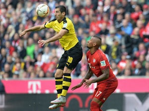 Half-Time Report: Bayern narrowly leading Dortmund