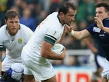 Bismarck du Plessis in action for South Africa in the Rugby World Cup game against Scotland on October 3, 2015