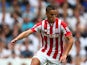 Ibrahim Afellay of Stoke City in action during the Barclays Premier League match between Tottenham Hotspur and Stoke City on August 15, 2015