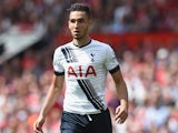 Nabil Bentaleb of Tottenham in action during the Barclays Premier League match between Manchester United and and Tottingham Hotspur at Old Trafford, Manchester.