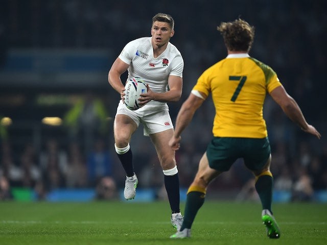 England fly-half Owen Farrell in action during the Rugby World Cup match with Australia on October 3, 2015