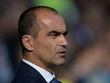 Everton's Spanish manager Roberto Martinez ahead of the English Premier League football match between Everton and Liverpool at Goodison Park in Liverpool north west England on October 4, 2015.