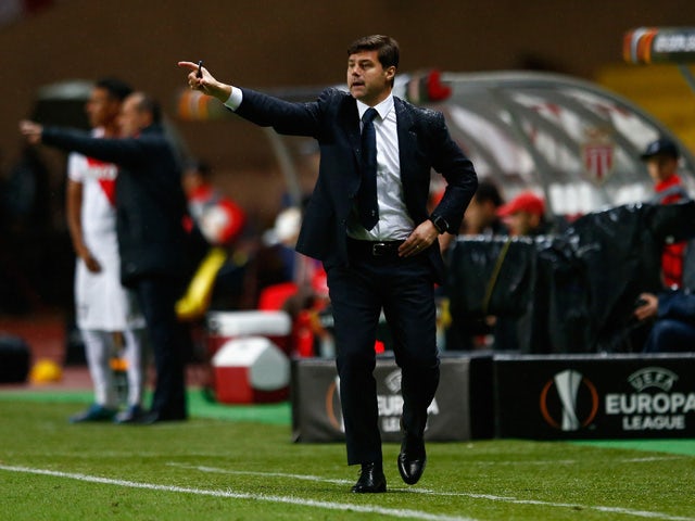 Mauricio Pochettino manager of Tottenham Hotspur on the touchline during the UEFA Europa League group J match between AS Monaco FC and Tottenham Hotspur FC at Stade Louis II on October 1, 2015