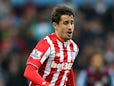 Bojan Krkic of Stoke in action during the Barclays Premier League match between Aston Villa and Stoke City at Villa Park on October 3, 2015 in Birmingham, United Kingdom.