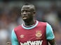 Cheikhou Kouyate of West Ham in action during the Barclays Premier League match between West Ham United and Leicester City at the Boleyn Ground on August 15, 2015 in London, United Kingdom.