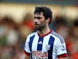 Claudio Yacob of West Brom in action during the Pre-Season Friendly between Walsall and West Bromwich Albion at Banks' Stadium on July 28, 2015