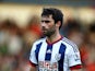 Claudio Yacob of West Brom in action during the Pre-Season Friendly between Walsall and West Bromwich Albion at Banks' Stadium on July 28, 2015