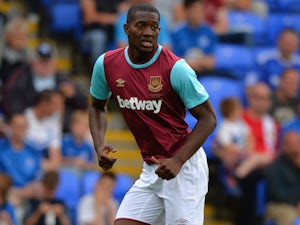 Doneil Henry of West Ham United during the Pre Season Friendly match between Peterborough United and West Ham United at London Road Stadium on July 11, 2015 in Peterborough, England. 