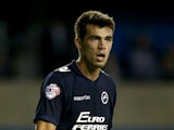 John Marquis of Millwall looks on during the Capital One Cup Second Round match between Millwall and Southampton at The Den on August 26, 2014 in London, England.