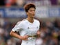 Swansea player Ki Sung-Yueng in action during the Pre season friendly match between Swansea City and Deportivo La Coruna at Liberty Stadium on August 1, 2015