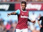 Manuel Lanzini of West Ham United during the Betway Cup match between West Ham Utd and SV Werder Bremen at Boleyn Ground on August 2, 2015 in London, England.