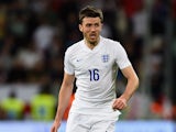 Michael Carrick of England in action during the International Friendly match between Italy and England at Juventus Stadium on March 31, 2015 in Turin, Italy.