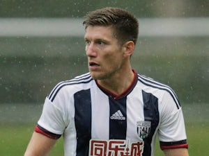 Sebastien Pocognoli of West Bromwich Albion controls the ball during the friendly match between Red Bull Salzburg and West Brom on July 8, 2015 in Schladming, Austria.