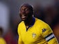 Leeds Captain Sol Bamba instructs his team during the Sky Bet Championship match between Bristol City and Leeds United at Ashton Gate on August 19, 2015 in Bristol, England.