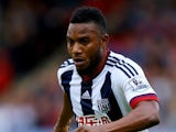 Stephane Sessegnon of West Brom in action during the Pre-Season Friendly between Walsall and West Bromwich Albion at Banks' Stadium on July 28, 2015 in Walsall, England.