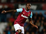 Victor Moses of West Ham United in action during the Barclays Premier League match between West Ham United and Newcastle United at Boleyn Ground on September 14, 2015 in London, United Kingdom. 