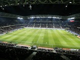 General view during the French L1 football match Nice (OGCN) vs Paris Saint-Germain (PSG) on March 28, 2014 at the Allianz Riviera stadium in Nice, southeastern France.