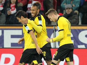 Half-Time Report: Castro, Aubameyang put Borussia ahead