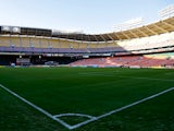 A general view of the pitch before the start of the DC United and Real Salt Lake soccer match at RFK Stadium on March 9, 2013